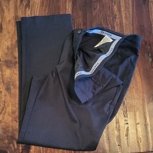 PGA Tour Men's Dark Black Dress Pants Sz 38x32